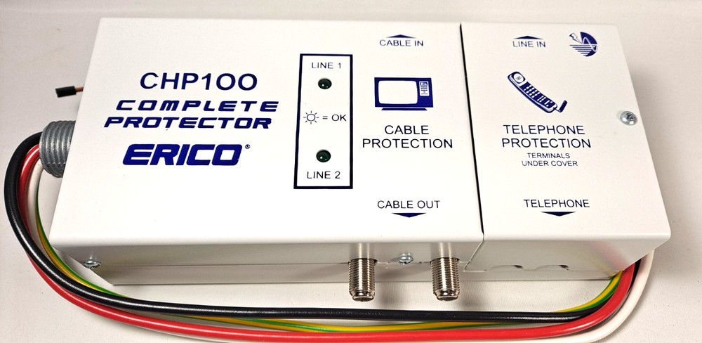 Erico Transient Voltage Surge Suppressor, Model CHP100.