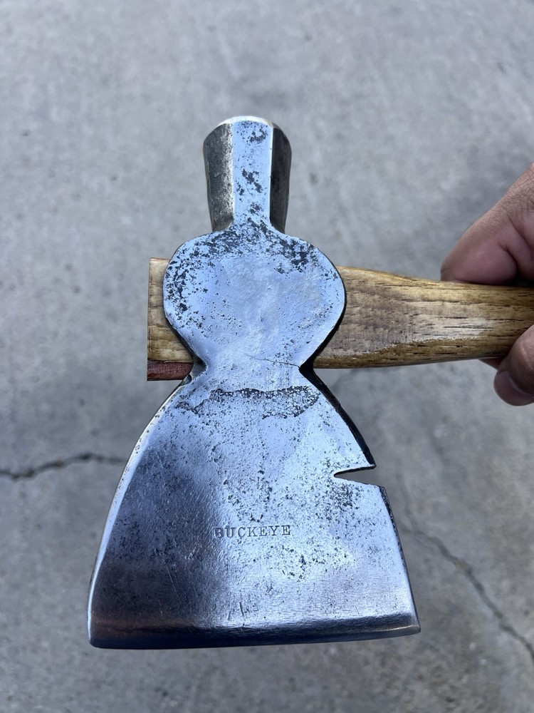 Bad-Axe BUCKEYE 2.2lb Carpenter Axe / Half Hatchet 14in Hickory Handle