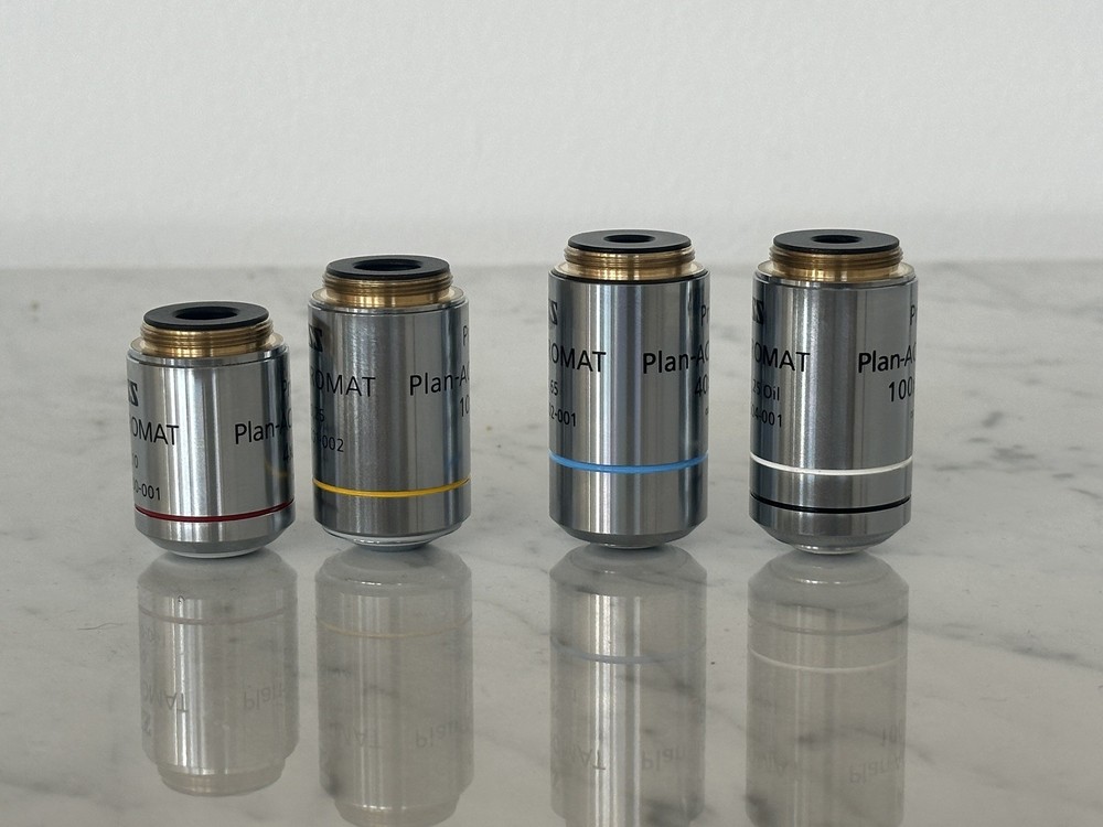 Zeiss Primo Star microscope 4X / 10X / 40X / 100X Objectives