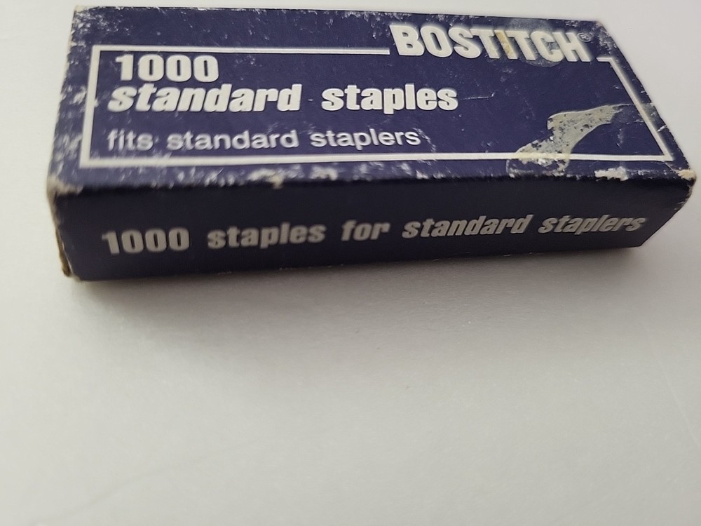 Bostitch Standard Staples Open Box