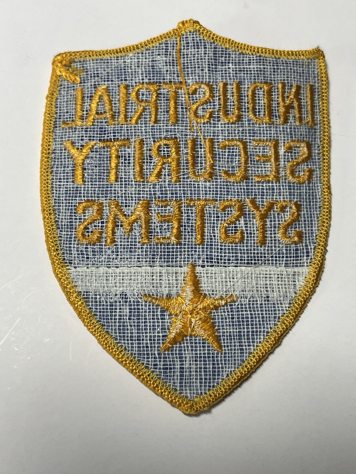 Industrial Security Systems Security Police Type Patch I94