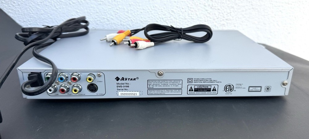Astar DVD-3100 DVD Player (No Remote) Tested Fully Working Used