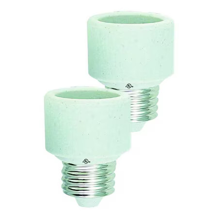 Miracle Led 602219 U.L. Listed 1 Inch Stackable Porcelain Socket Extenders, Pk2