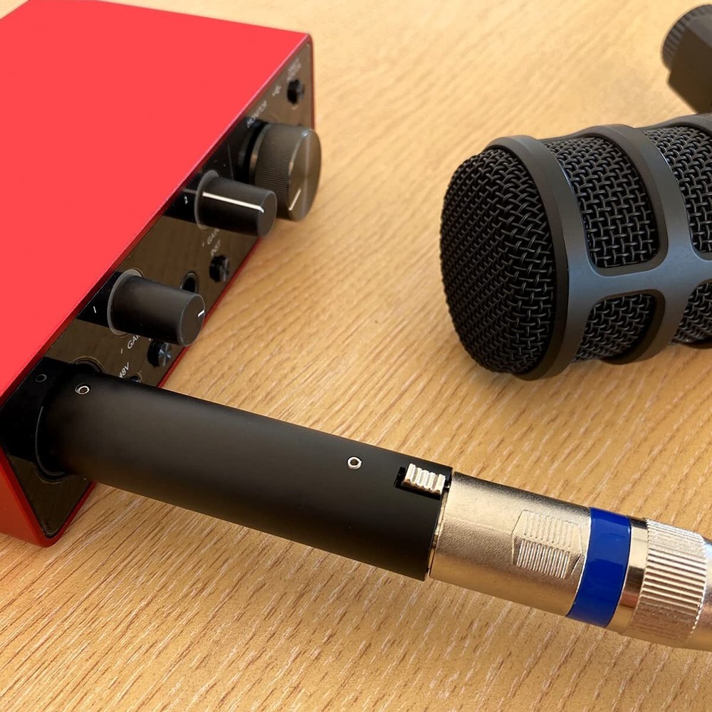 Inline Microphone Pream Mic Booster Preamplifier For Dynamic And Passive Ribbon