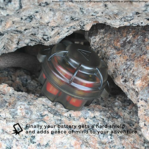 BATTERY CARRIER REPLACEMENT CARRIER STORAGE CASE FITS 7 18650 LITHIUM ION WRIST