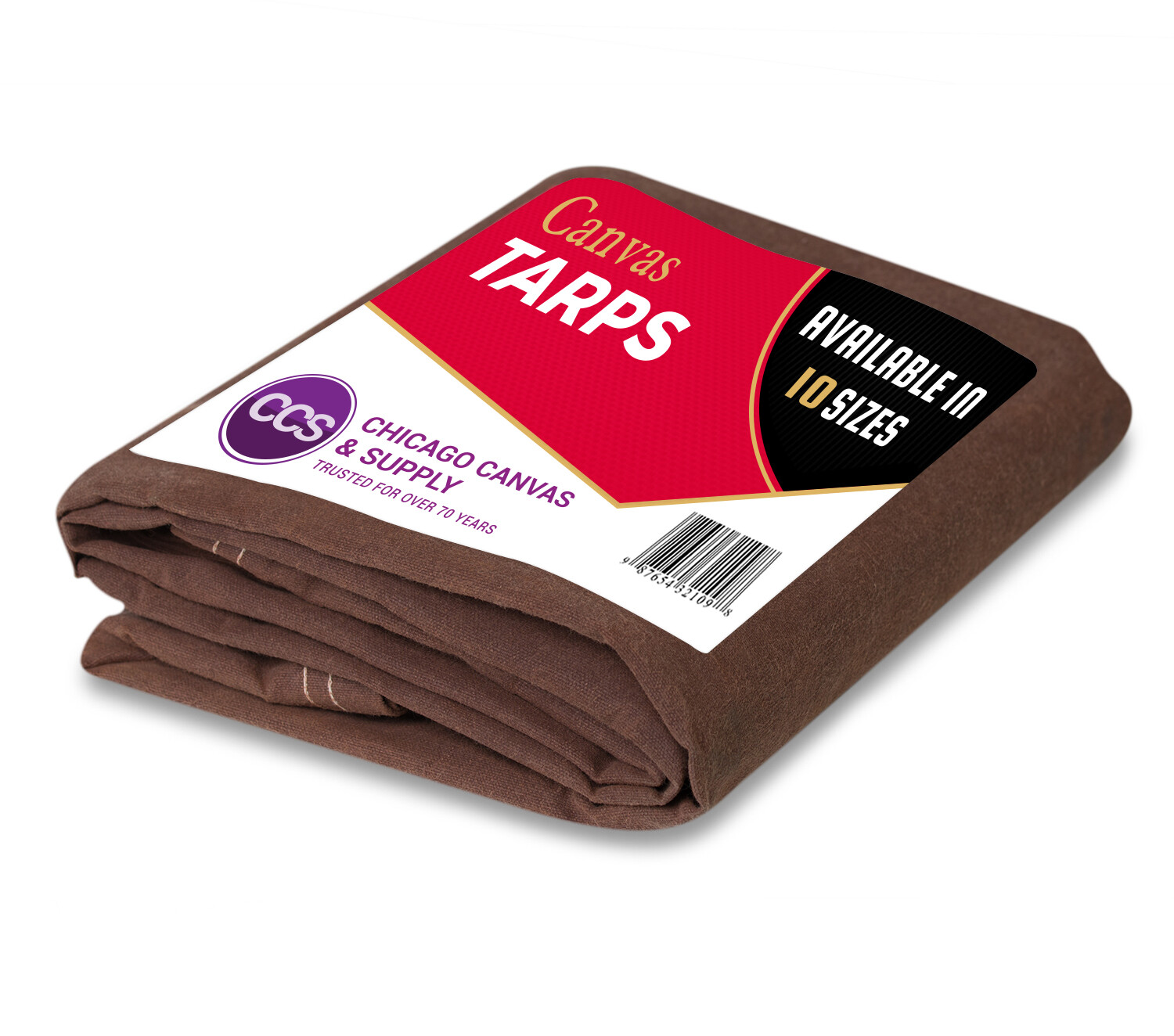 Chicago Canvas & Supply 16 oz Heavy Duty Canvas Tarp (5 feet x 7 feet)