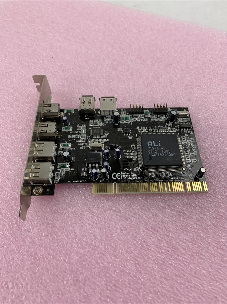 SYBA M5271COMBO USB 2.0 Firewire Combo Controller Card