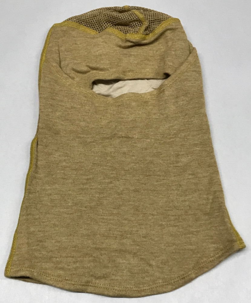 USMC FROG Balaclava Protective Face Shield Fire Resistant Tan OSFM Medium Weight