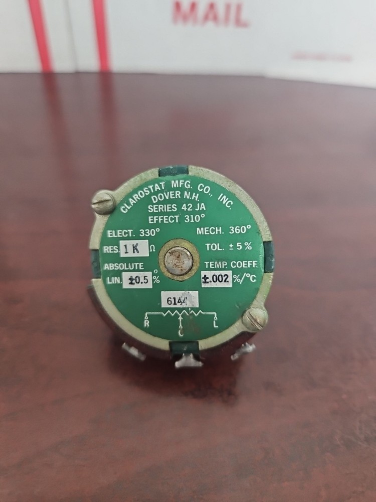 Series 42JA Potentiometer Clarostat, 1K Ohm