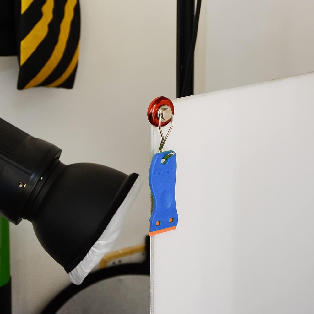 FOSHIO Plastic Razor Blade Scraper Include 2PCS Scraper Tool and 100PCS Blades f