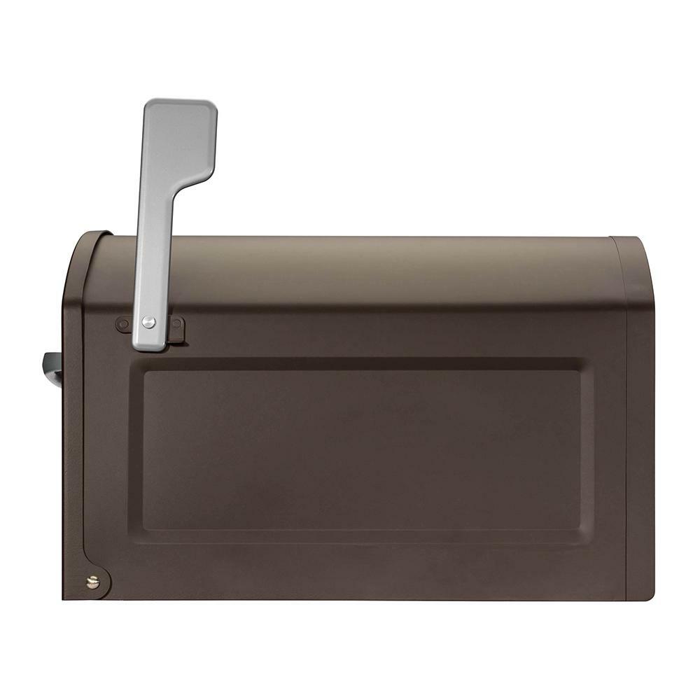 Architectural Mailbox Post Mount Outgoing Mail Indicator Steel Extra Large