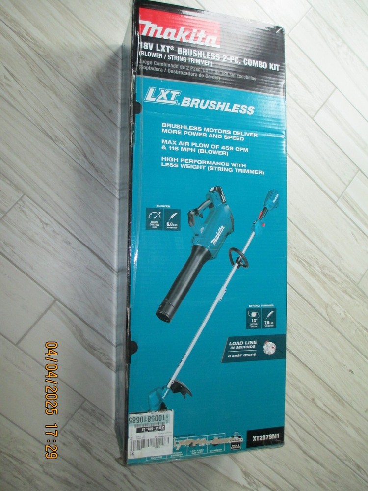 Makita LXT 18V Cordless Li-Ion Leaf Blower/String Trimmer Combo Kit 2-Tools 4.0A
