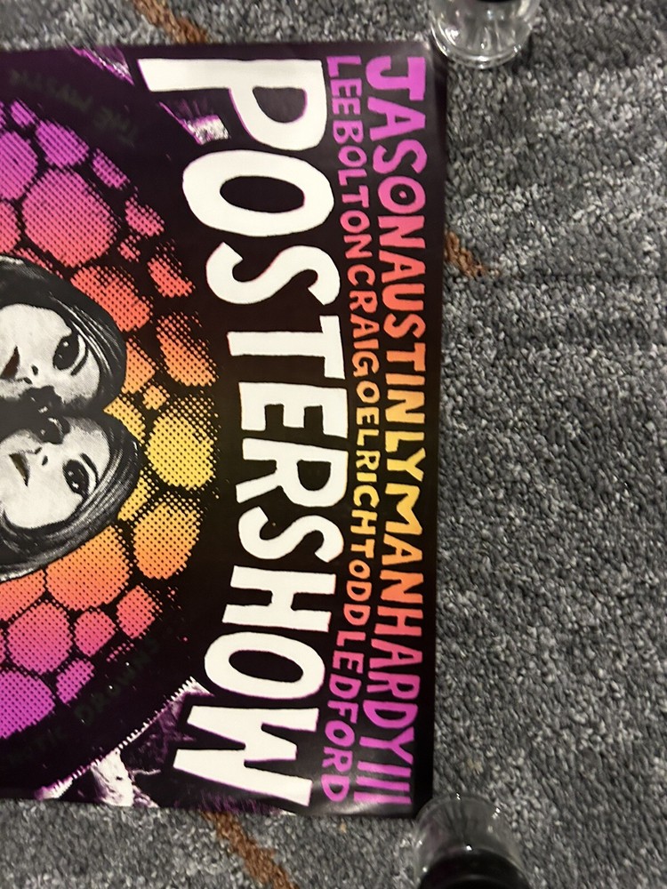 Jason Austin Lyman Hardy Show Poster 1994 HANDBILL FLYER Lee Bolton