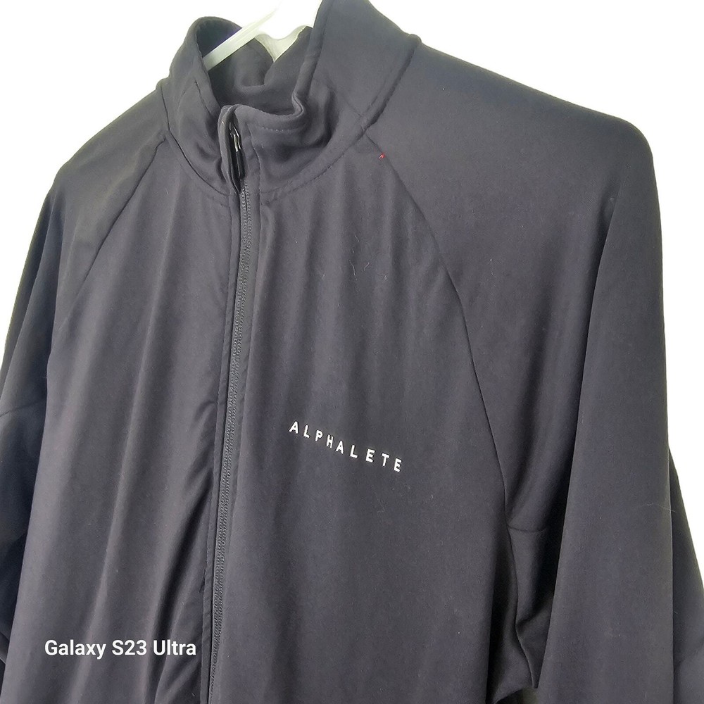 Alphalete Jacket Zip Up Jacket Athletic Jacket Running Jacket Men M Black