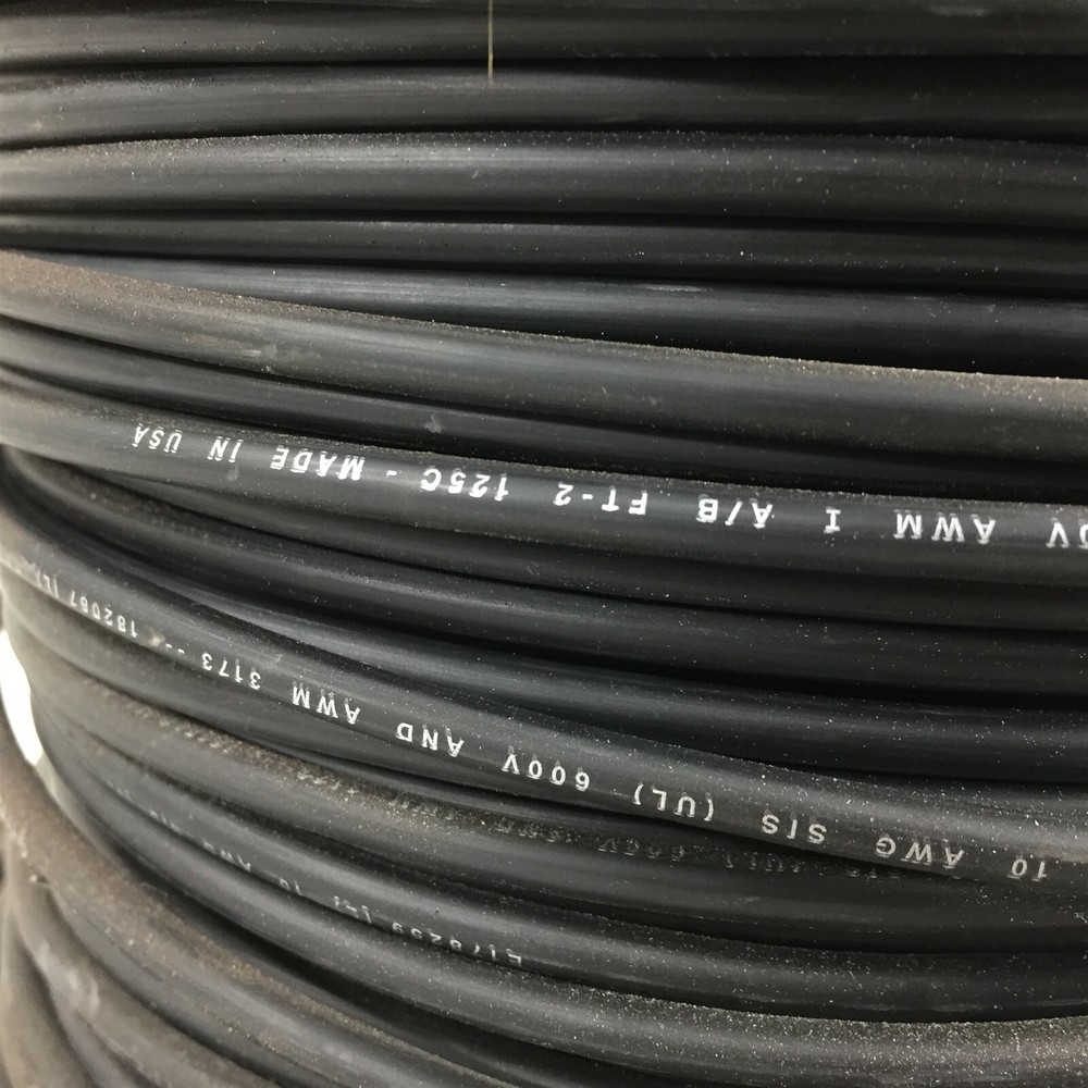 600' Process Wire 10AWG E178259 AWM Type 3173 600' Black