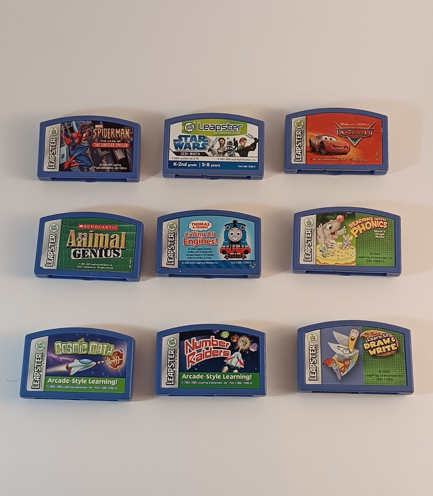 (9) Leap Frog Leapster Games Bundle (*Untested)
