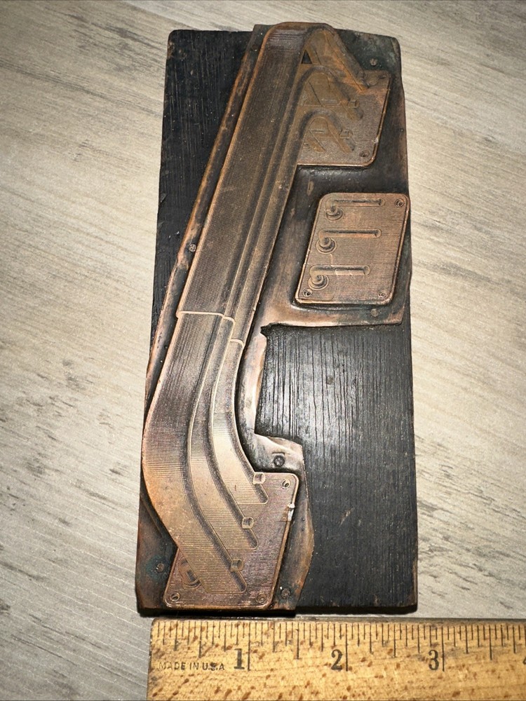 Printing Block “ Industrial Handrail? “ Copper Face￼
