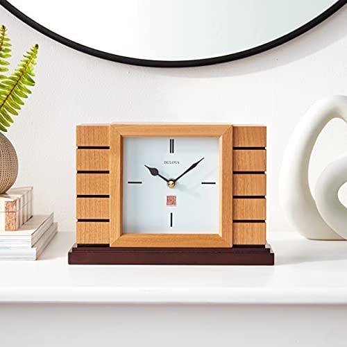 Bulova Usonian Ii Frank Lloyd Wright Mantel Clock B1659