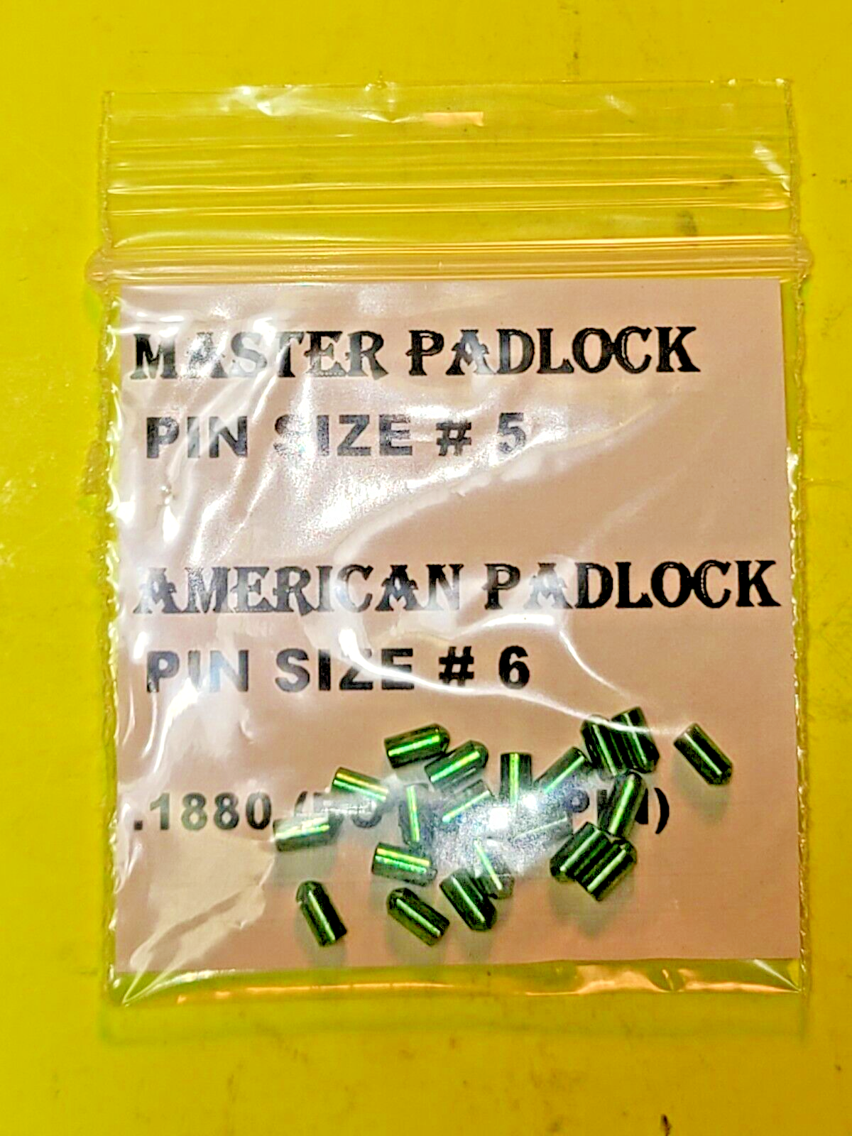 MASTER AMERICAN LOCK PADLOCK CYLINER REKEY PIN SET KIT LOT LOCKSMITH LOCK SPORT