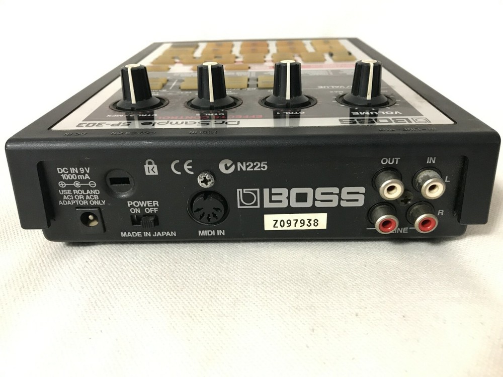 BOSS SP-303 Dr.Sample Sampler Potentiometer Drum machine lofi hip-hop