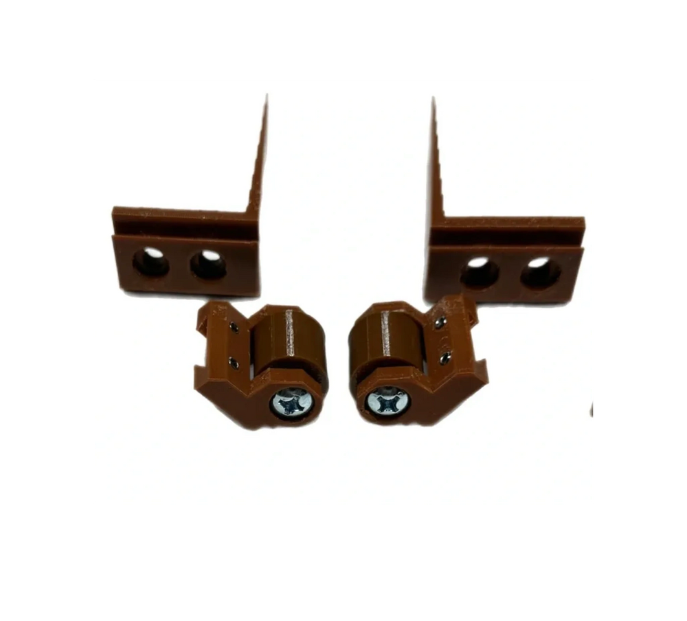 The Adjustable Pocket Door Guide (Brown)