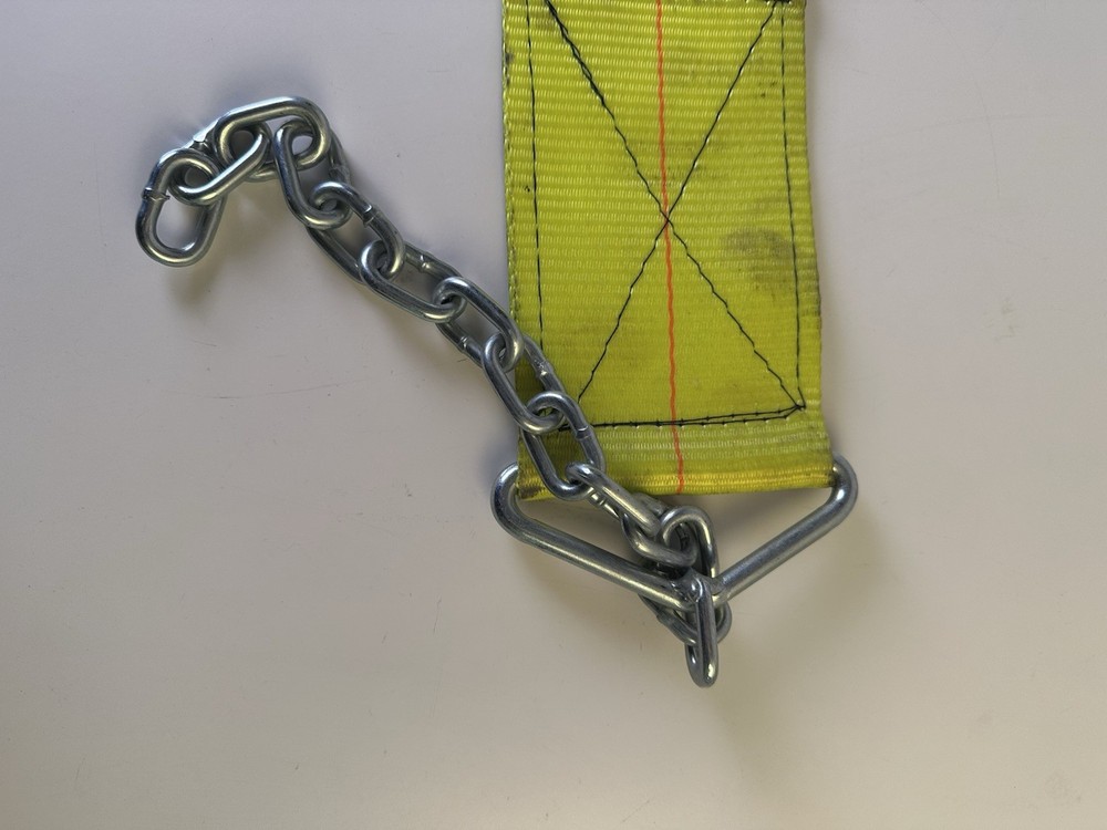 Stren-Flex 4" Heavy Duty Winch Strap with Chain Anchor Extension