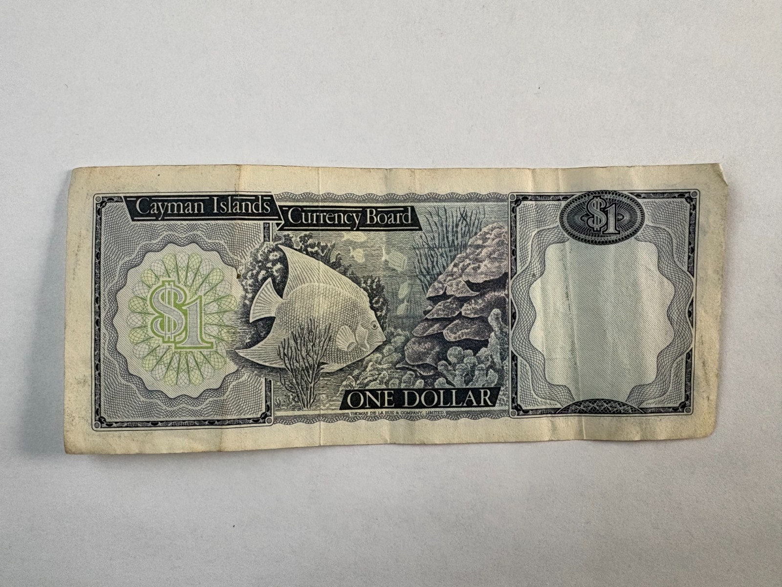 Cayman Islands $1 Dollar 1971 Good Condition Circulated Queen Elizabeth II