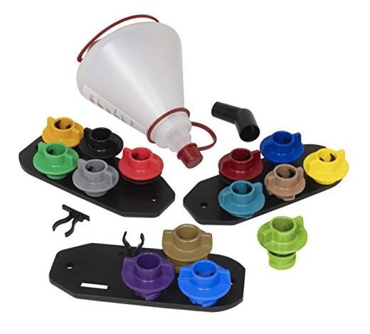 19912 Multi-Application Oil One Size Multi-Application Oil Funnel - 14 Piece