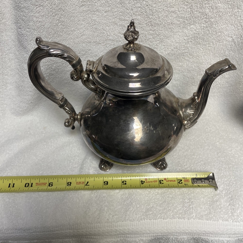 Vintage Gorham Silver Plated Tea Pot & Silver Plated Coffee Pot