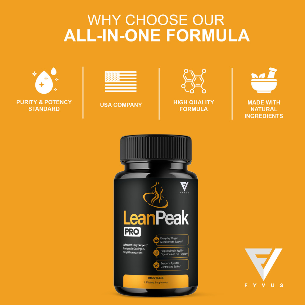 (2 Pack) Lean Peak Pro Capsules, LeanPeak Daily Formula Support (120 Capsules)