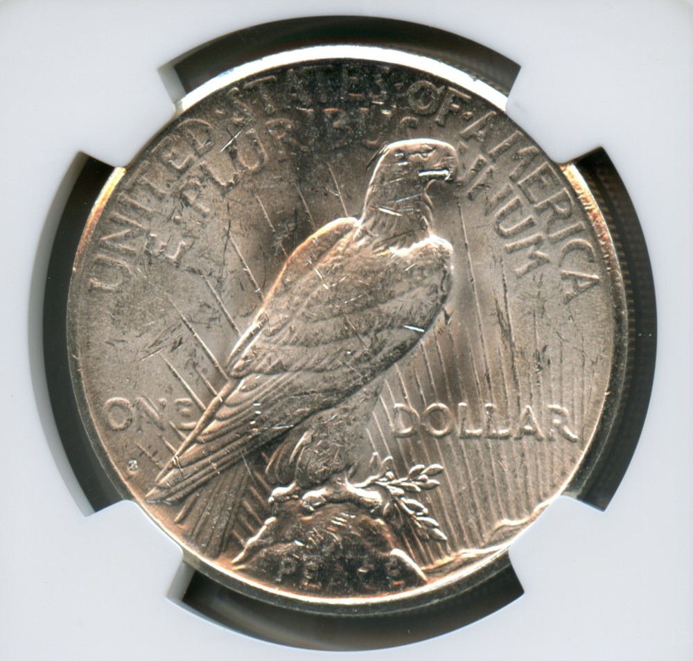 1924 S Peace Silver Dollar NGC MS 61