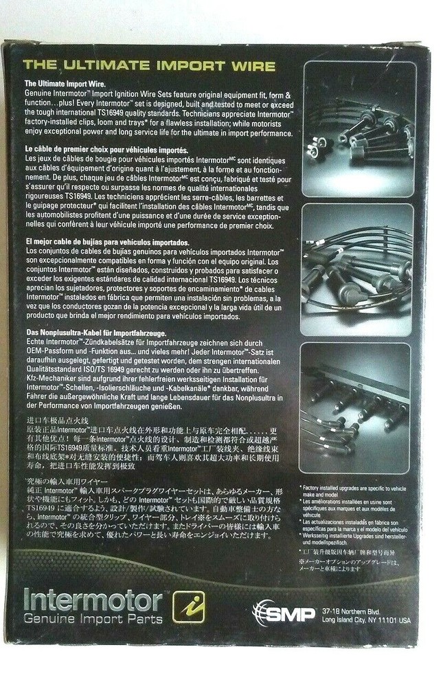 Spark Plug Wire Set Standard Motor Products INTERMOTOR 55926