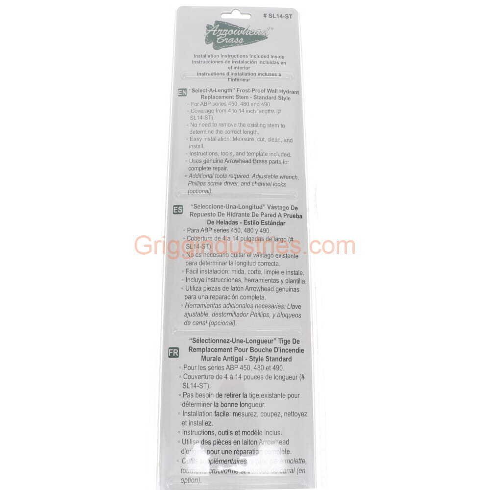 Arrowhead Brass ABP SL14-ST Stem Kit