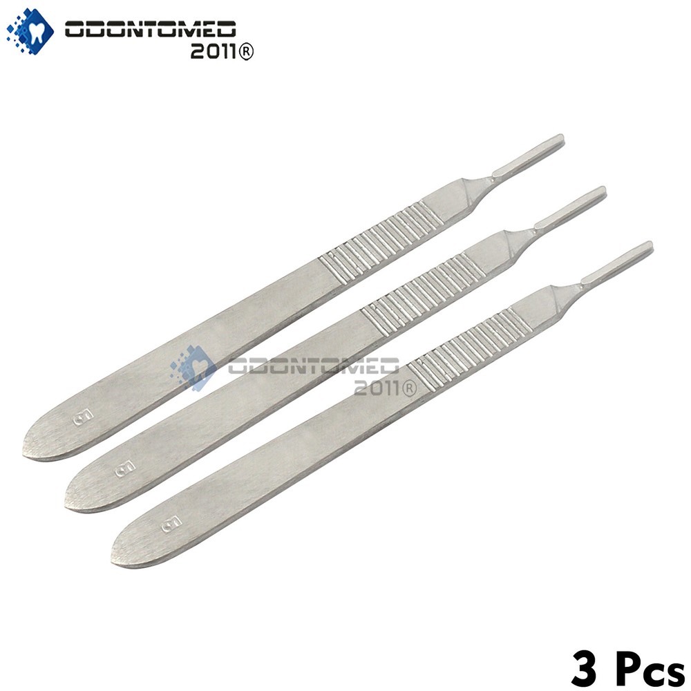 3 Scalpel Handle BP Handle for Surgical Surgery Operating Handle no.3 Stainless