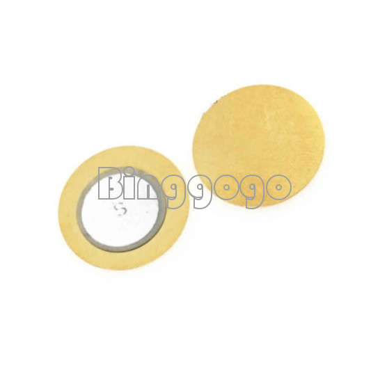 20/50/100pcs 15mm Piezo Elements Sounder Sensor Trigger 15mm Drum Disc