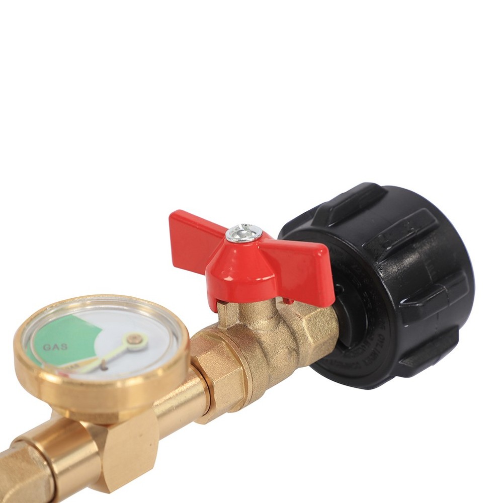 With Gauge & Control Valve Propane Transfer Adapter Kit