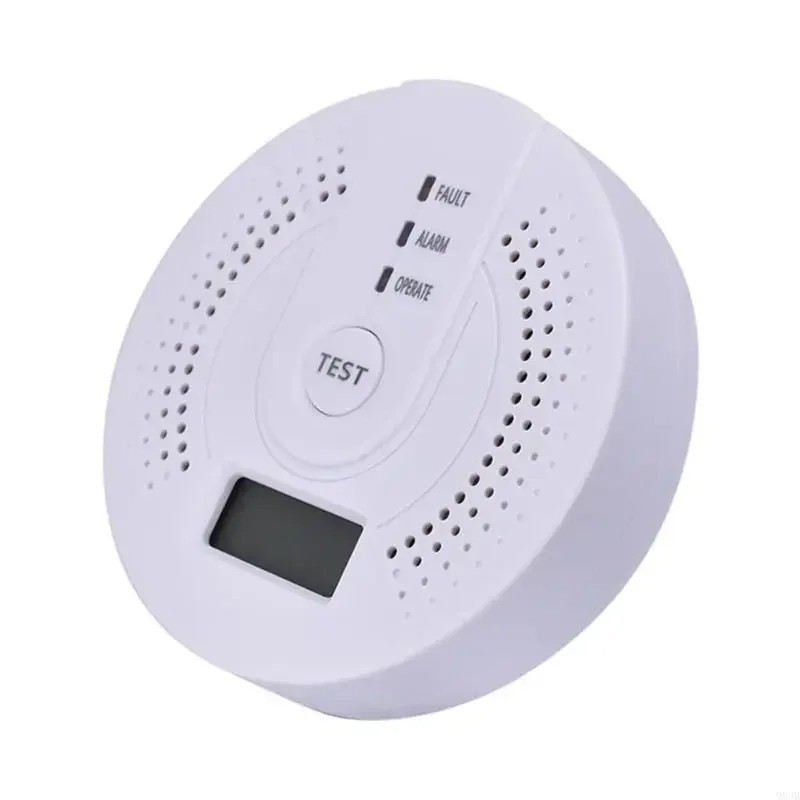 Carbon Monoxide Detector Warning Safety Alarm Sensor LED Digital Battery Powered