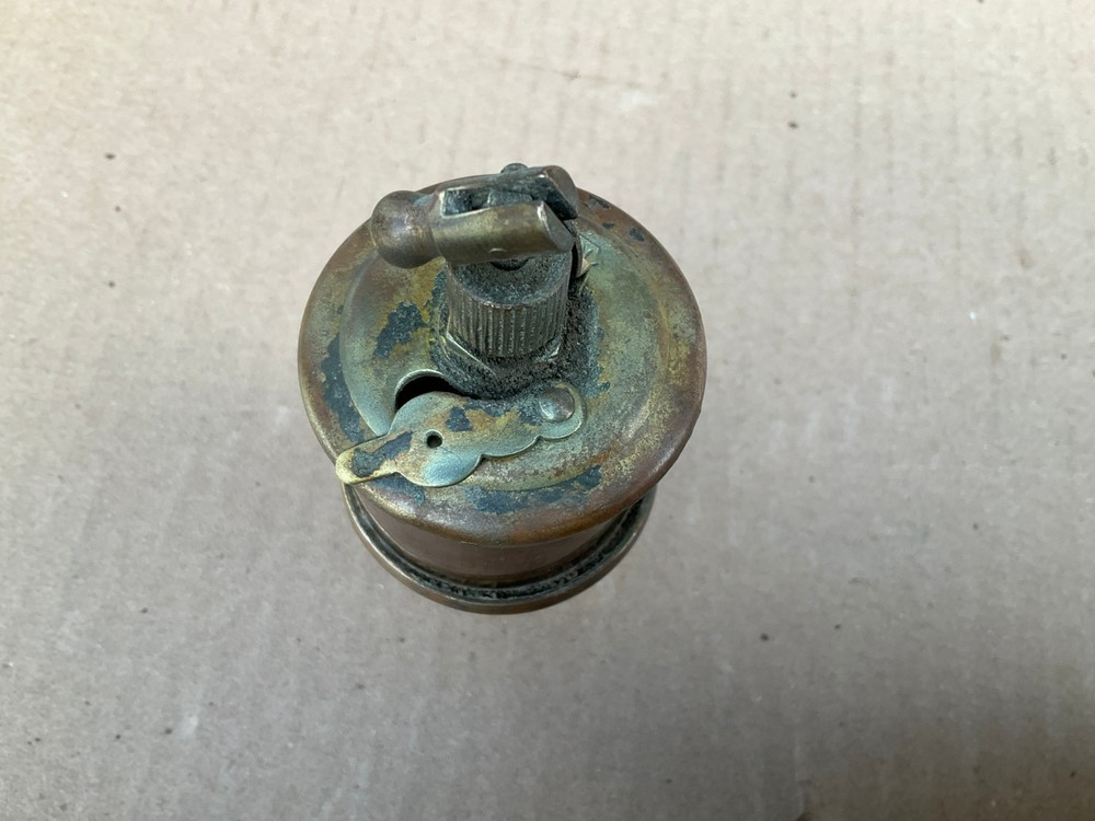Small Antique Lonegran Engine Oiler 1 5/8" Diameter Glass