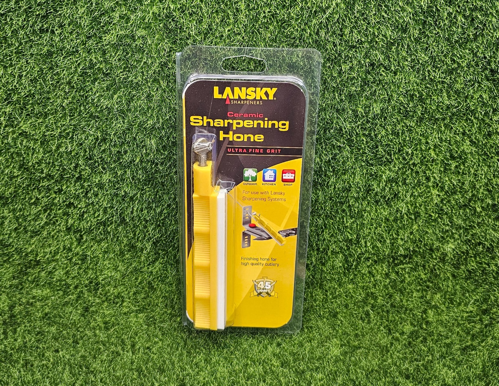 Lansky Ulta Fine Natural Arkansas Hone Knife Sharpener Polishing Stone - S1000