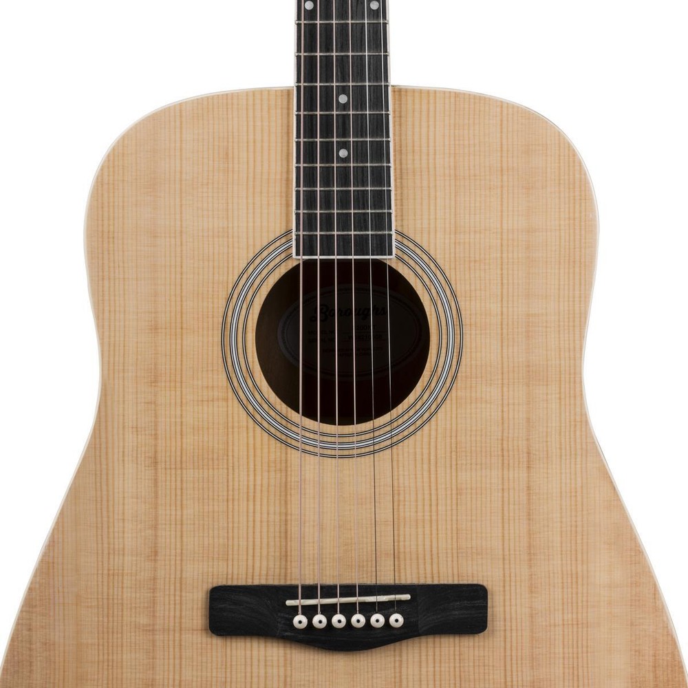 Boroughs B20DNT Beginner Dreadnought Acoustic Guitar Pack, Natural #B20DNTPK