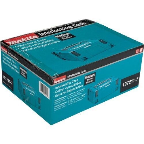 Makita 197211-7 MAKPAC Interlocking Tool Case, Medium