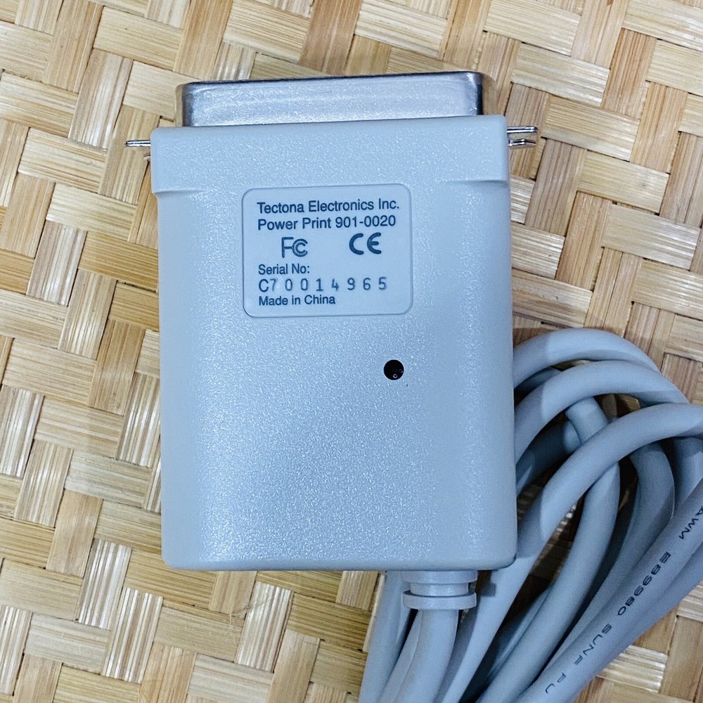 Vtg PowerPrint Infowave Cable PC printing from MAC Tectona Electronics 901-0020