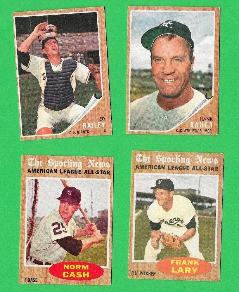 1962 + 1963 topps baseball set lot- HIGH hi numbers / VARIATIONS -you pick!