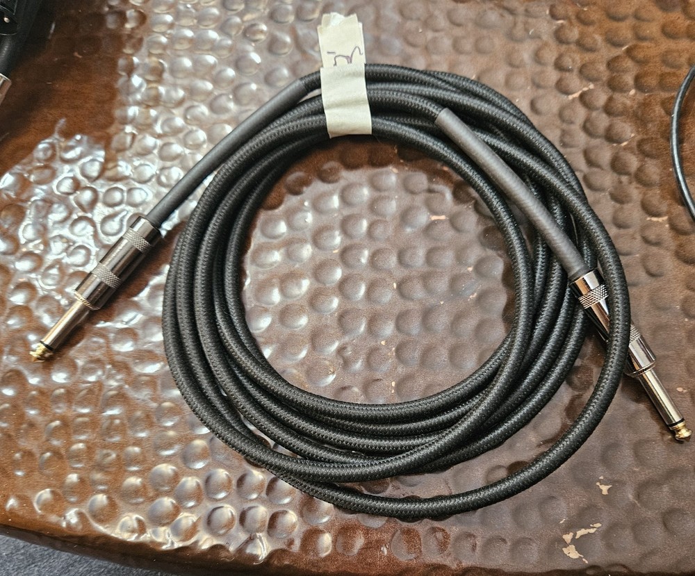Black Woven Instrument Cable 10ft