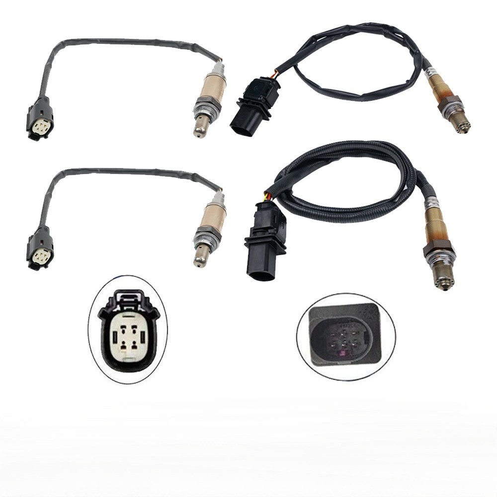 4PCS Oxygen O2 Sensor Upstream+Downstream For 2012-2014 Ford Expedition 5.4L