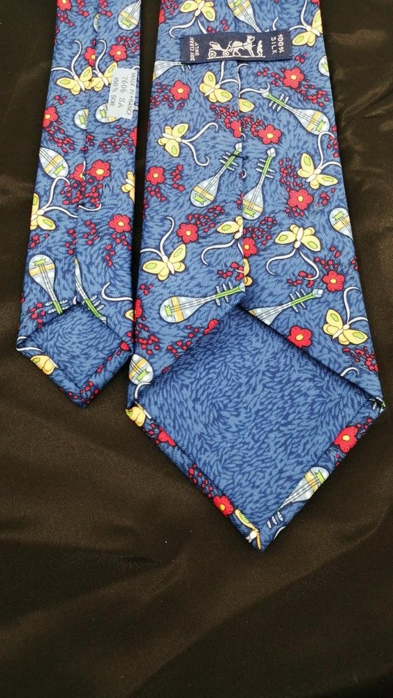 Hermes Blue Tie