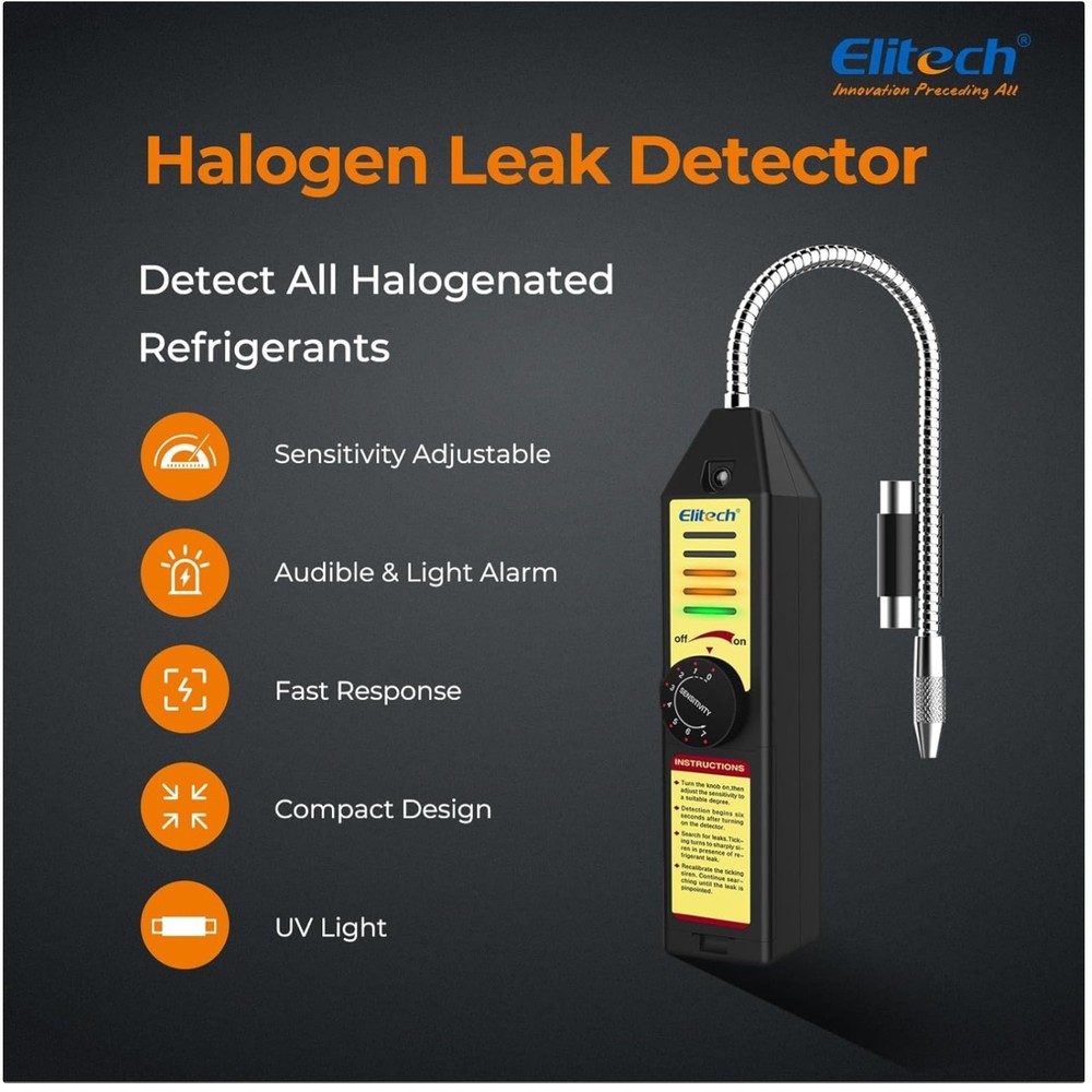 Professional HVAC Freon Leak Detector Portable Tester