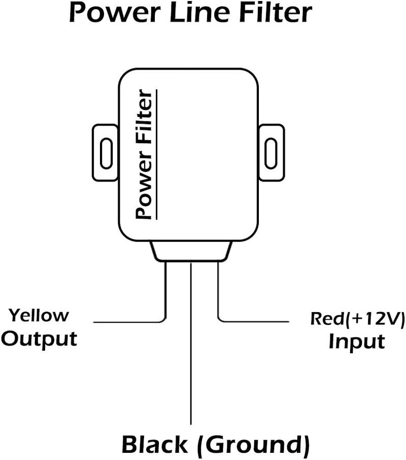 Car Power Filter EMI Noise Ground Loop Isolator Suppressor for Auto Stereo Audio