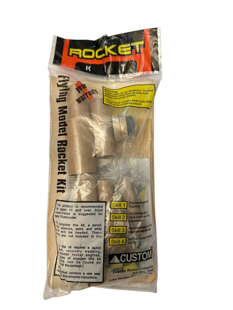 Custom Rocket Kit SAM-X Flying Model Rocket Length 14.38"