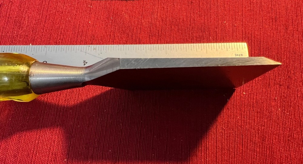 Stanley 2” Chisel..Fat Yellow Translucent Handle.